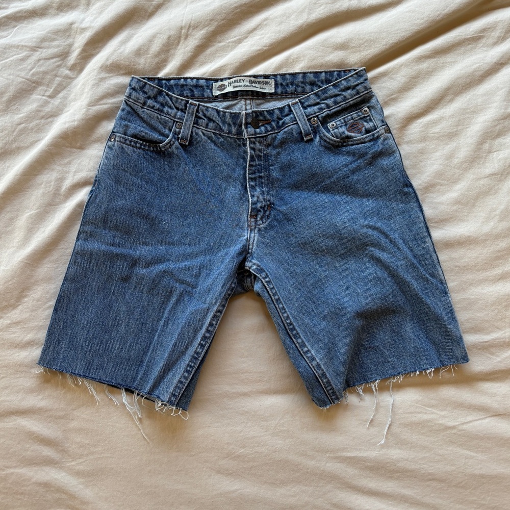 Harley Davidson Jean Shorts